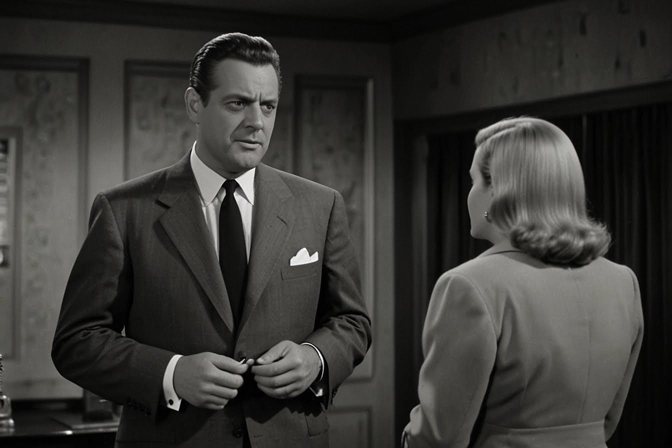 This Scene Wasnt Edited Look Closer At His Perry Mason Blooper 